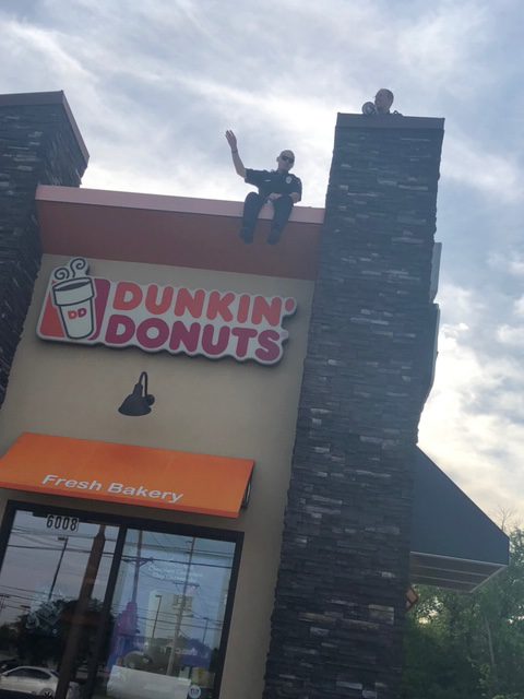 Cop on a Rooftop for Special Olympics – Dunkin Donuts Fairview Heights 2019